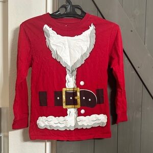 Festive Red Santa Kids Shirt